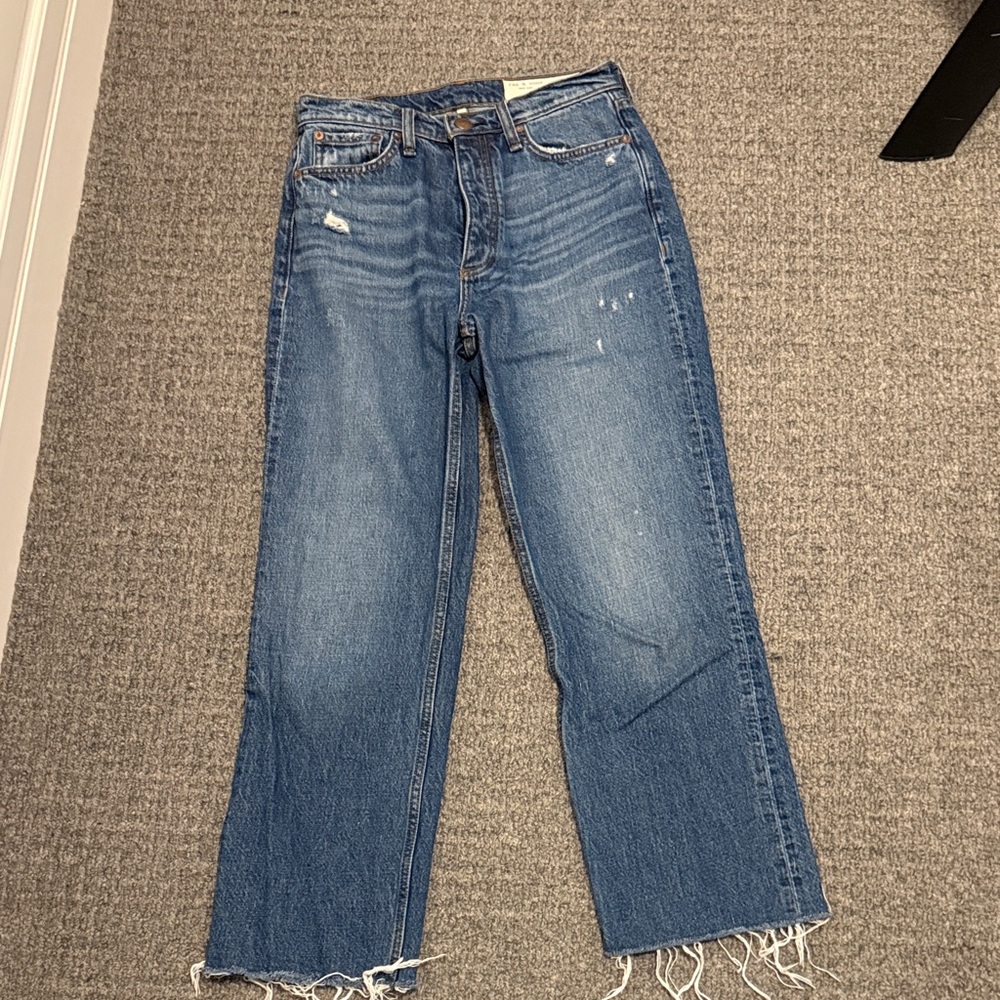 Rag & Bone Alex High Rise Straight Leg Jeans